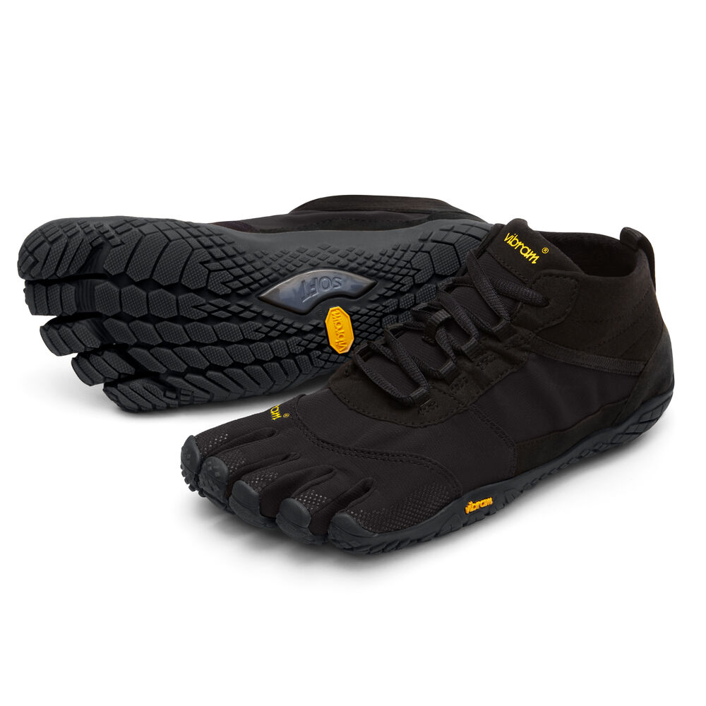 Vibram Fivefingers V-Trek Mens Casual Shoes Black Australia (FVG921348)